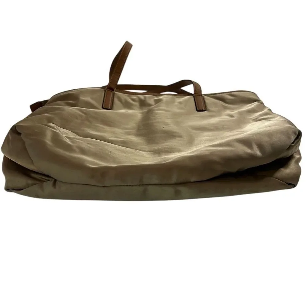 Michael Kors Kempton Nylon Large Pocket Tote Bag Neutral Women's Casual FLAWED‎ - Picture 9 of 16